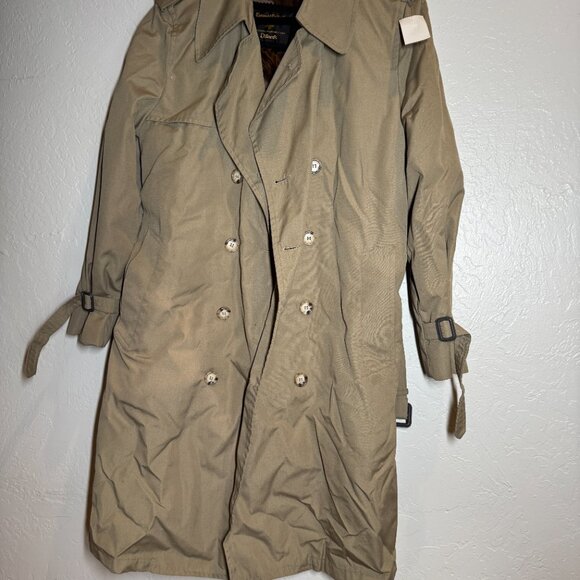 Cotswold collection Dillard's Removable lining vintage‎ Trench Coat 38 - Picture 1 of 7